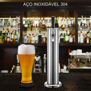 Dispensador de Cerveja em Aço Inoxidável