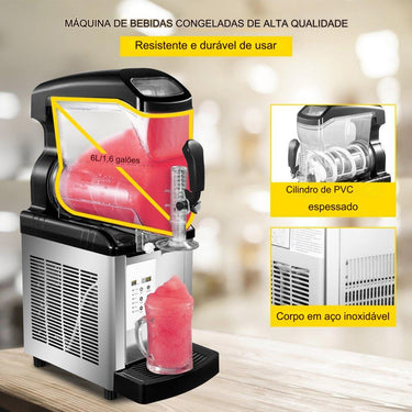 Máquina de Bebidas Slushy (6L)