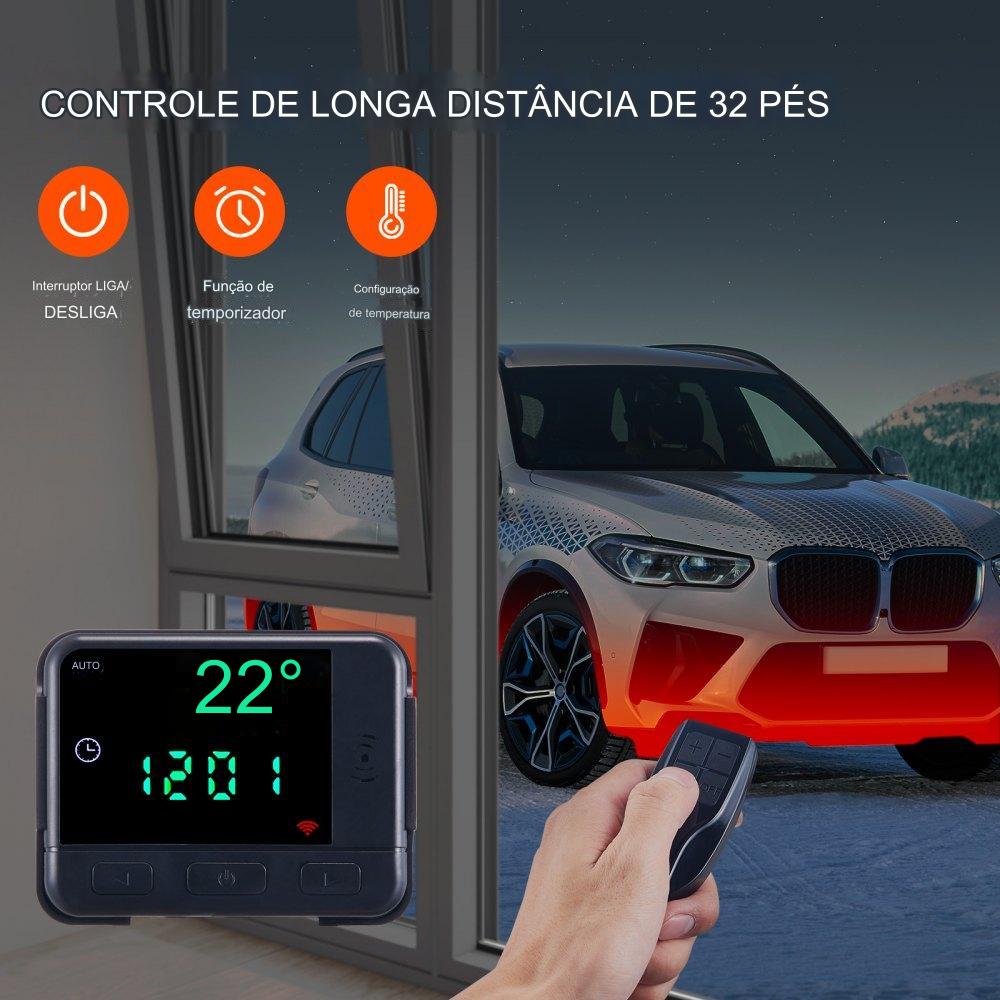 Aquecedor de Ar Diesel 5 kW 12V com Bluetooth