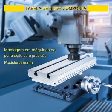 Mesas multifuncionais para trabalho e perfuração.