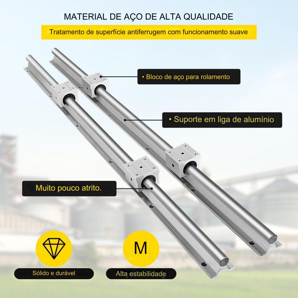 Atuador Linear 1000mm com Bloco