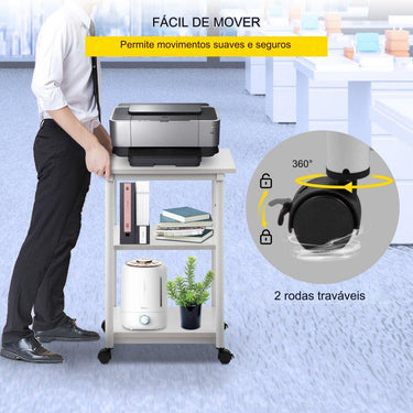 Carrinho Impressora Ajustável  - 3 Níveis