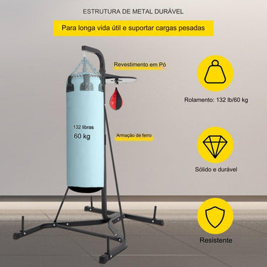 Suporte de Saco de box  Resistente e Dobrável profissional