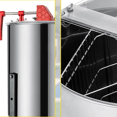 Maquina extrator de mel extrair extraçao centrifuga apicola 4 frames