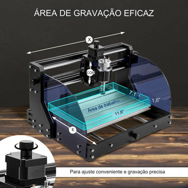 Máquina de Gravação CNC 3018 Pro Max com Controlo Offline