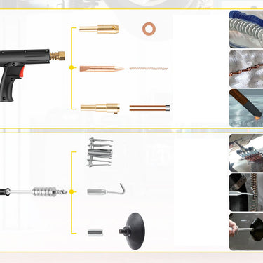 Máquina reparação de chapa, puxar chapa, tira mossas