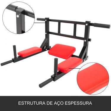 dispositivo de treino e mosculaçao de  parede portatil