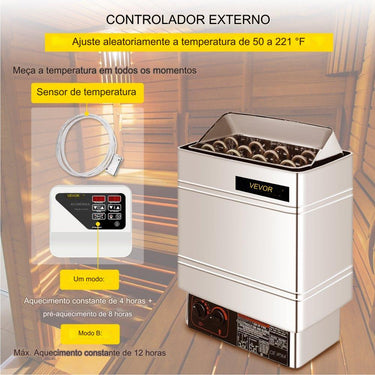 Sauna Elétrica - 8kw 415V