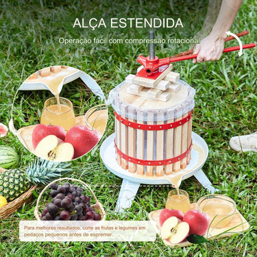 Prensa Manual de Sumo de Fruta (12L)