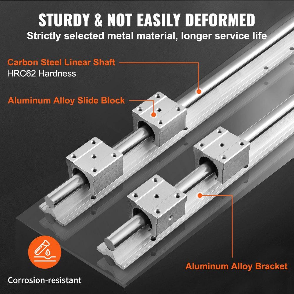 Guia Linear 2x SBR20 800mm - 4x SBR20UU