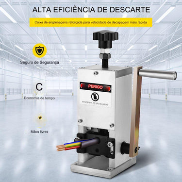 Máquina Manual de Decapagem de Cabos (25mm)