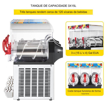 Máquina de Slushy Comercial de 36L