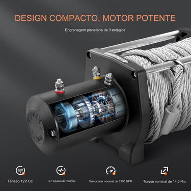 Guincho Elétrico 18T modelo IP67