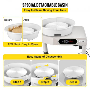 Roda de Oleiro Monofasica Olaria Roda 280w novo