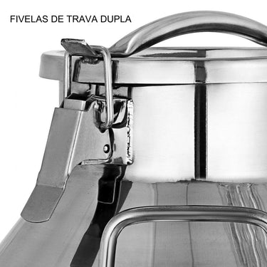 Lata de Leite em Aço Inoxidável 50L