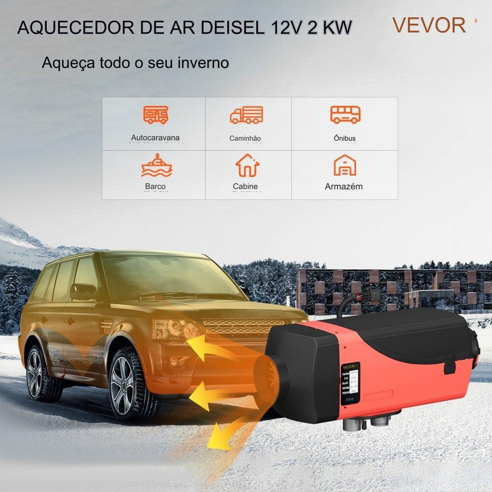 Aquecedor a Diesel 2KW 12V