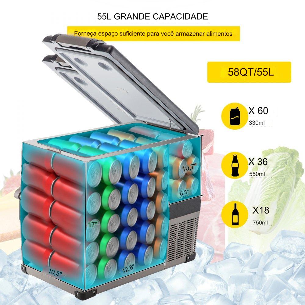 Mini Frigorífico 55L Termoelétrico