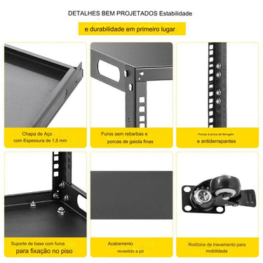 Rack de Servidor - 25U 490x410x1335mm