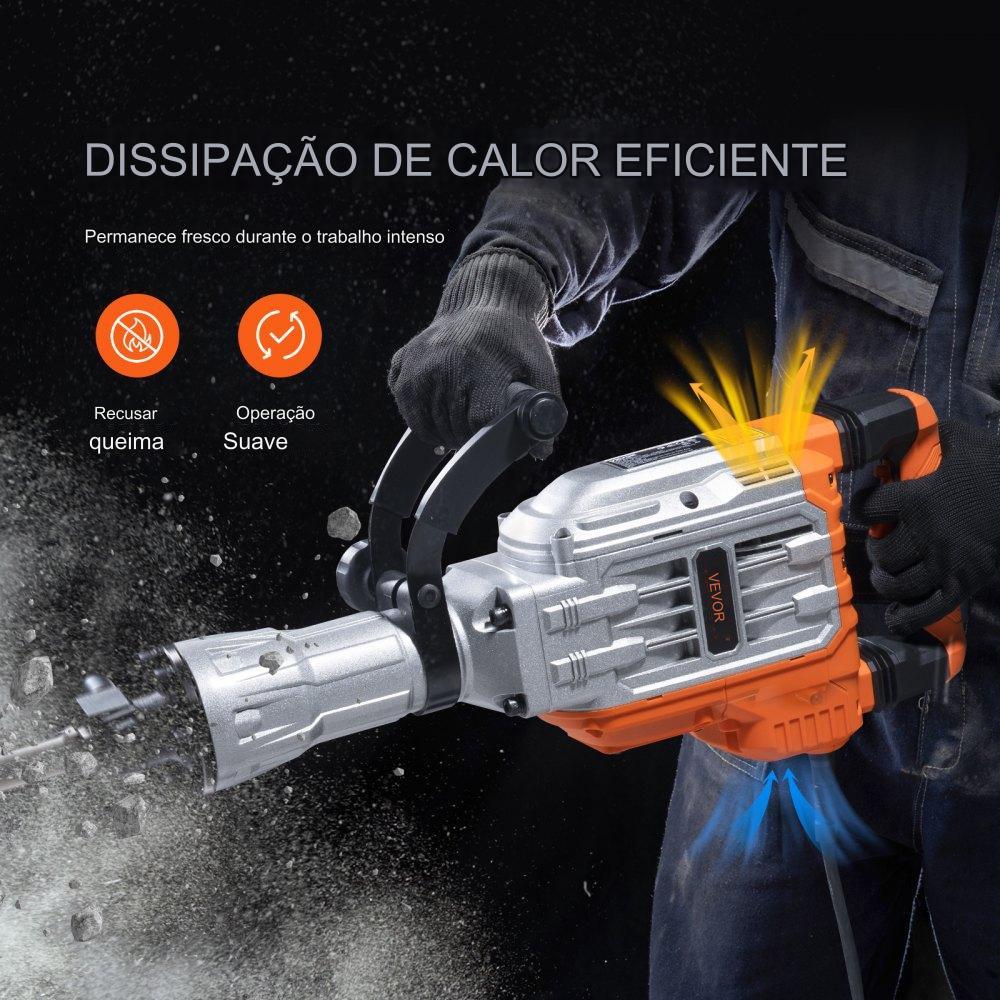 Martelo Demolidor  demoliçao - 3500W 60J