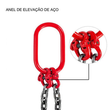 Corrente de Suspensão de 2m com 2 Cabos