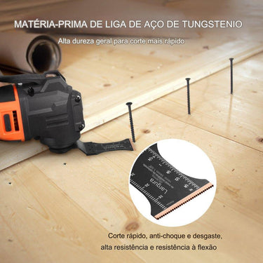 3x Lâminas Oscilantes Multifuncionais