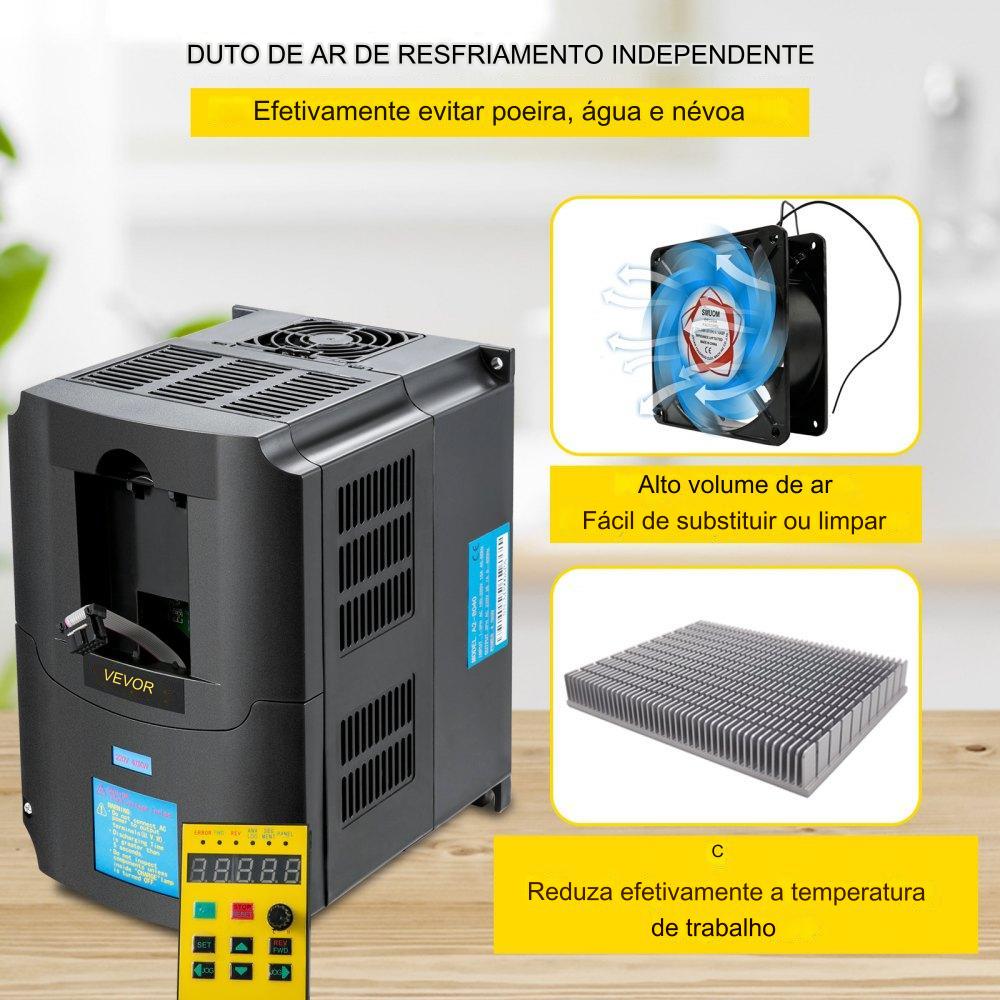 Inversor de Frequência Variável 220 V 4 kW