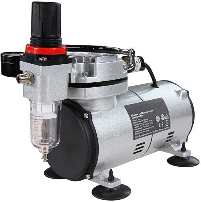 Compressor de ar c/ 3 aerógrafos NOVO