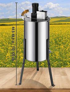 Maquina extrator de mel extrair extraçao centrifuga apicola 3 frames eletrico