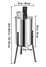 Carregar imagem no visualizador da galeria, Maquina extrator de mel extrair extraçao centrifuga apicola 3 frames eletrico
