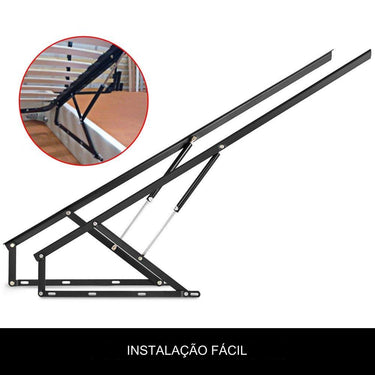 Elevador de Cama Dobrável: 152 cm de Comprimento