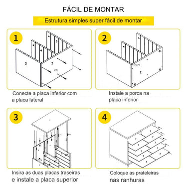 Organizador de documentos  - 12 compartimentos madeira