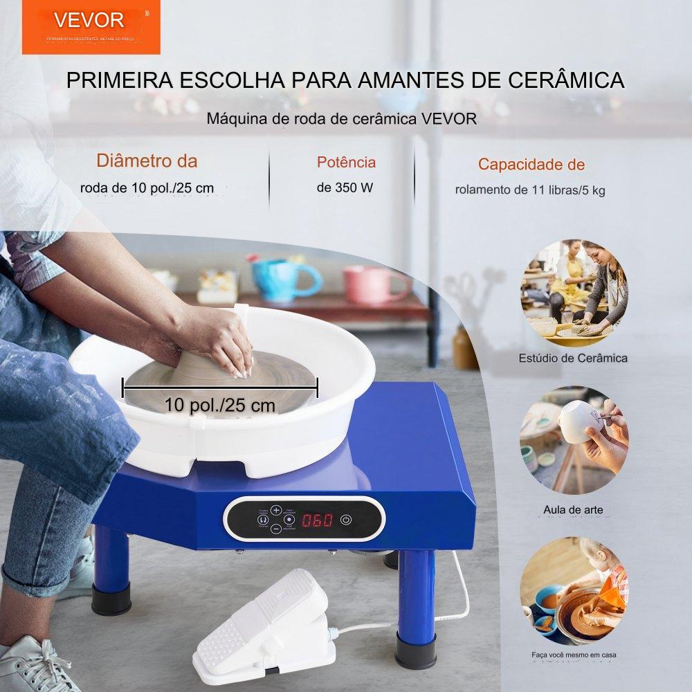 Máquina de Torno de Cerâmica  350W