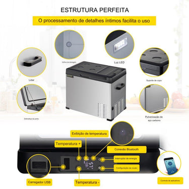 Caixa de Refrigeração Elétrica 50L
