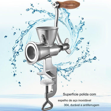 Moinho Manual de Grãos e Nozes