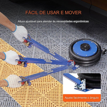 Macaco Pneumático  - Triplo Saco 5 Toneladas 140-470mm