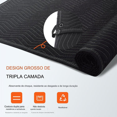 Cobertores de Mudança 2438 x 2032mm Tecido de Poliéster