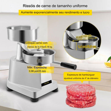 Prensa Hambúrguer 100mm Gourmet