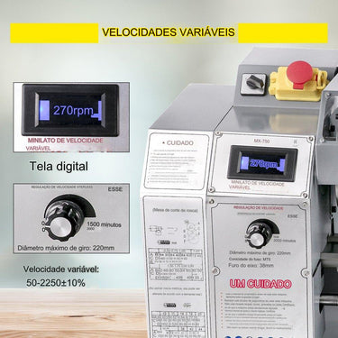 Torno de Metal Mini (220x750)