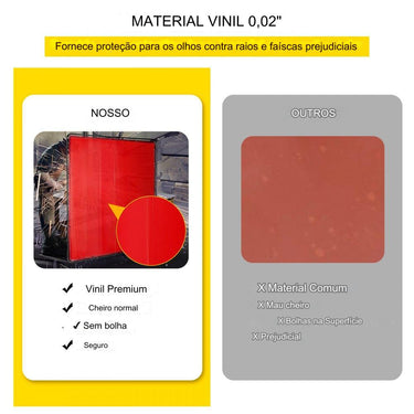 Cortina de Soldagem (Vinil 180x180cm)