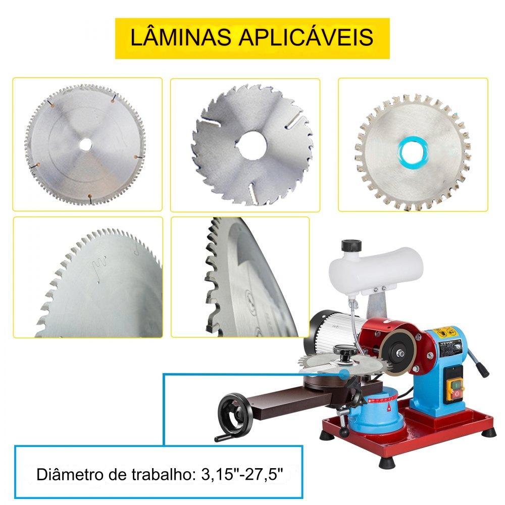 Afiador de Lâminas de Serra 370W - Resfriamento