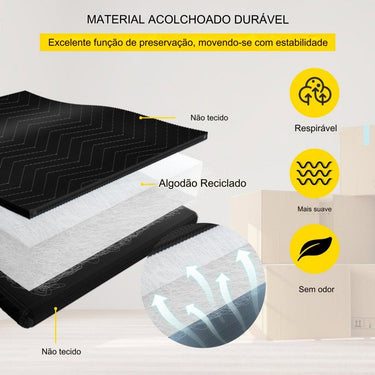 Cobertores de Mudança 203x183cm 4 unidades