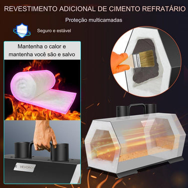 Forno de Forja a Gás  (Dobro Bico)