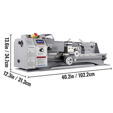 Torno de metal Mini torno 8,7 x 29,5 polegadas 750 W