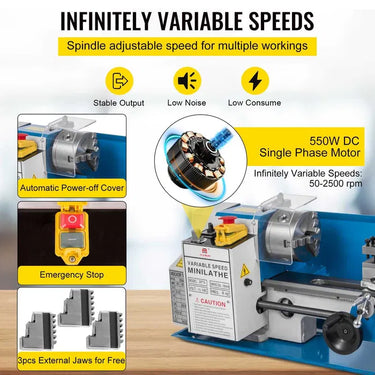 Torno mecanico NOVOS! garantia 2Anos