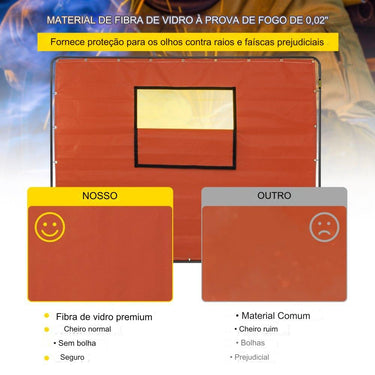 Cortina de Soldadura (1.83x2.44m)