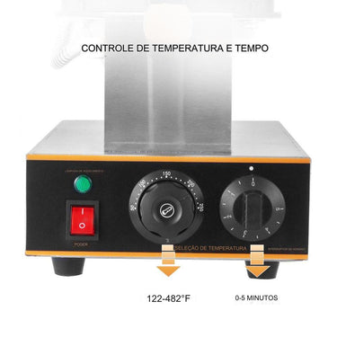 Máquina de Waffles de Ovos 30 Peças - Bubble Waffle