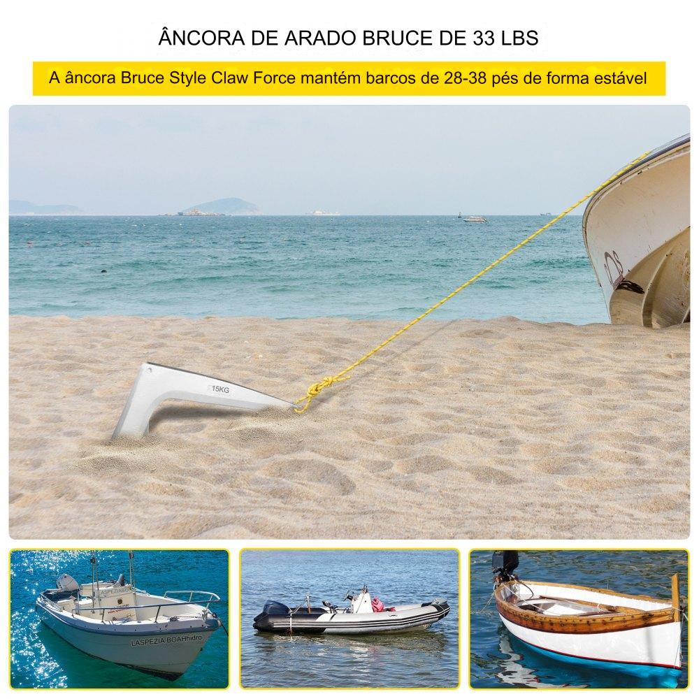 Âncora pequena para barco.