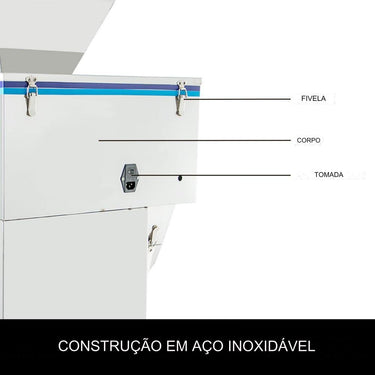 Máquina Enchimento Pó e graos industrial