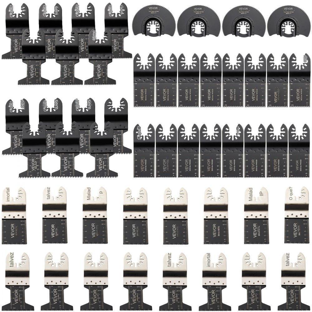 Conjunto de 50 Lâminas Oscilantes - Ferramentas Multifuncionais