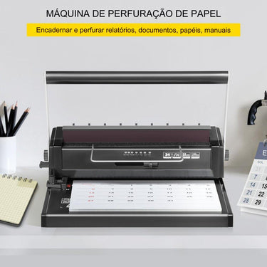 Encadernadoras de Espiral e Arame para Livros